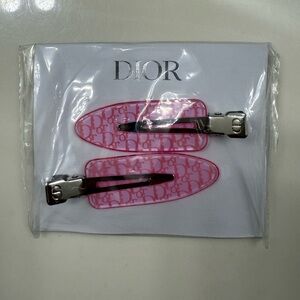 Dior Pink hair clips